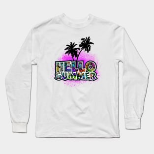 Hello Summer Long Sleeve T-Shirt